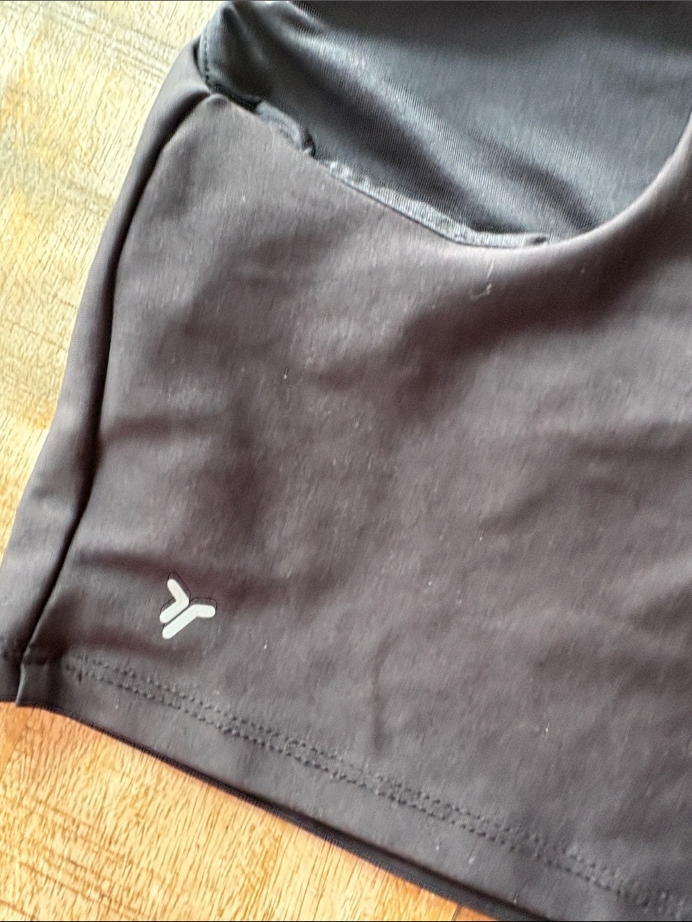 Girls Black Cropped Athletic Tanks Set S(6/7) - Picture 5 of 7